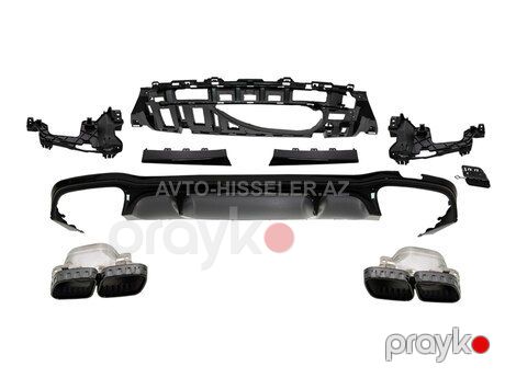 Mercedes W213 AMG E63 2020 arxa diffuzeri — AVTO MEGA — Spare Parts & Accessories — Spare Parts