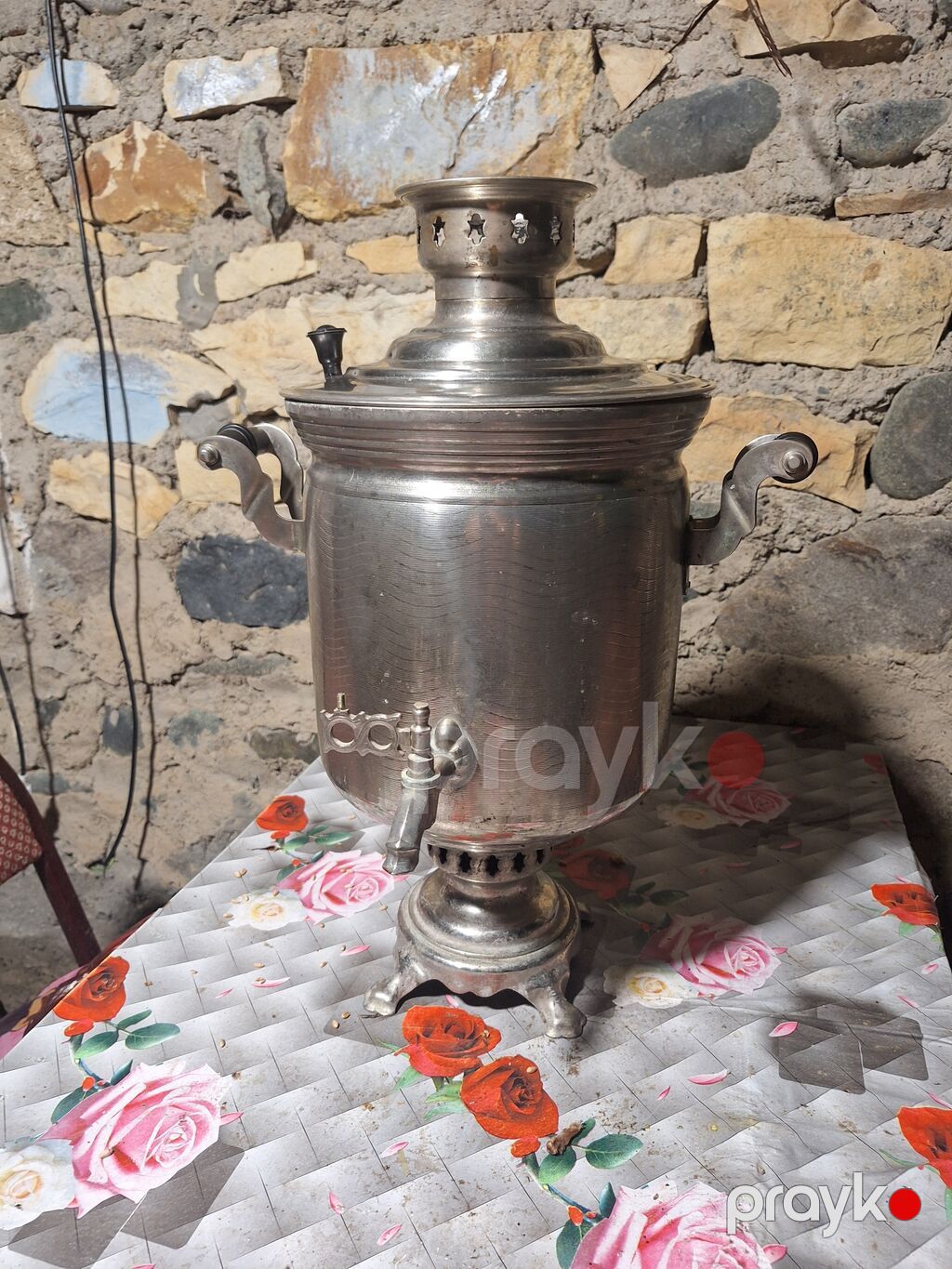 İşlənmiş Od Samovar, 7 l, Ünvandan götürmə — Samovarlar, Gəncə (3)