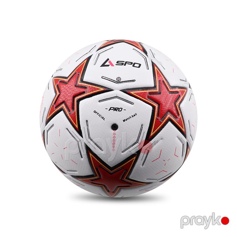 Futbol Topu Aspo Uefa Champions League 03 Ölçü 5 Qirmizi Rengli Xüsusi Dizaynda Futbol Topu 5 — İdman, hobi, istirahət, Bakı (3)