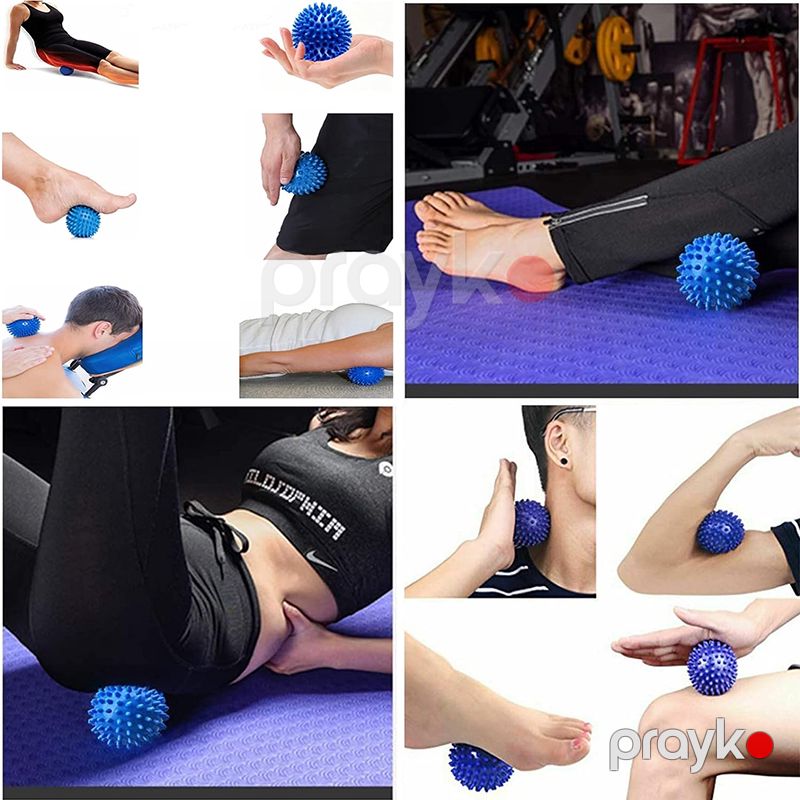 Yumuşaq Üzlüklü Dayanıqlı Pvc Tikanlı Masaj Topu Yoga Plates Üçün Masaj Kirpisi — Masaj aparatları, Bakı (4)