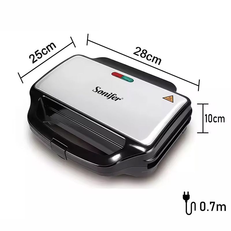 Sonifer SF-6057 Çoxfunksiyalı Elektrikli Vafli Hazırlayan Toster 900W — Toster və vaflyasıcı, Bakı (5)