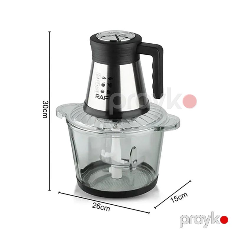 RAF Doğrama Maşın 3L Tutumlu Şüşə Qida Prosessoru R.7037 Doğrayıcı 800W Doğrayıcı Şüşə Blender — Blenderlər, xırdalayanlar və mikserlər, Bakı (6)