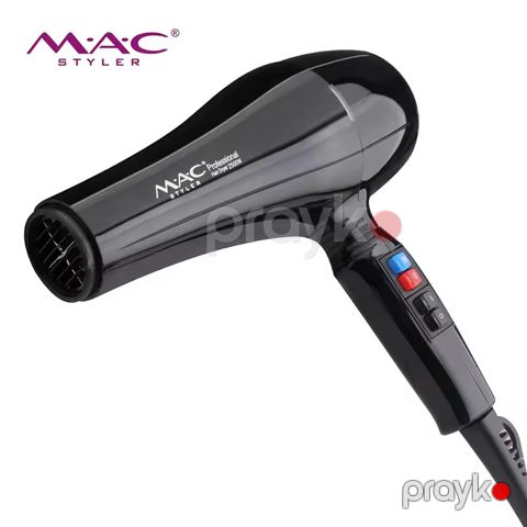 MAC MC-6688 Elektrikli Saç Qurutma Feni Saç Düzləşdirici Fen Qadınlar Üçün Saç Şəkilləndirici Hava Feni 2500W — Bakı