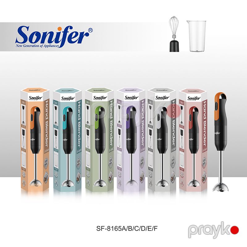 Sonifer SF-8165 3-ü 1-də Əl Blenderi Müxtəlif Rəng Seçimləri İlə Paslanmayan Polad Bıçaqlı Elektrikli Blender — Blenderlər, xırdalayanlar və mikserlər, Bakı (6)