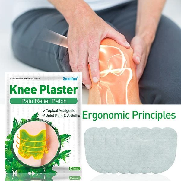 Diz oynağı üçün ağrı kəsici 12 ədəd plastr paketdə Knee Plaster Sumifun — Bakı