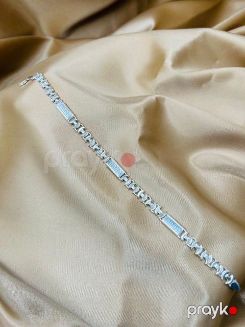 Gümüş qolbaq Icebella 925 əyyar, kişilər üçün, 20 sm, 7.85 q - ICEBELLA_170 — Bakı