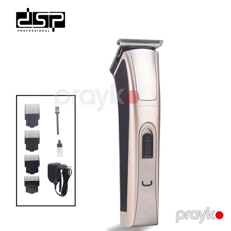 DSP 3W Təkrar Doldurula Bilən 4x Başlıqları İlə Peşəkar Saç Saqqal Kəsici Maşın Kişilər Üçün Güclü Üz Saç Təraş Maşını — Usturalar, trimmerler və epilyatorlar, Bakı (2)