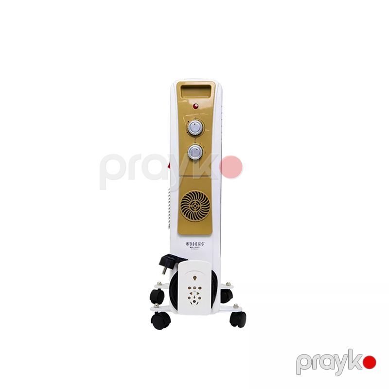 Quıcks Q-4230 Yağ Radiatoru 7-li Elektrikli Yağ Qızdırıcısı F 9-luRadiator Quicks 2000W Gücündə Ventilyatorlu Otaq Qızdrııcı — Isıtıcılar və isı ventilatorları, Bakı (4)