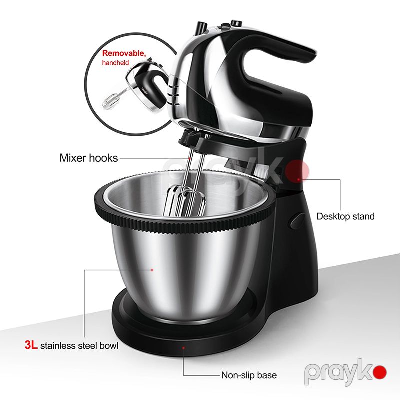 Sonifer SF-7020 Çoxfunksiyalı Portativ Qarışdırıcı Xəmir Qarışdırıcı Xəmir Yoğuran Mikser 200W — Blenderlər, xırdalayanlar və mikserlər, Bakı (2)