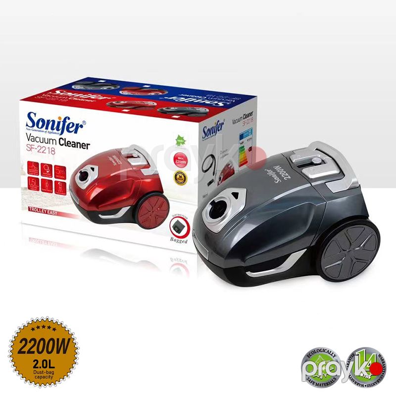 Tozsoran Sonifer SF-2218 2200w güclü sorma avtomatik geri sarma naqilli tutumlu 1.5l toz torbası tozsoranı — Tozsoran, Bakı (6)