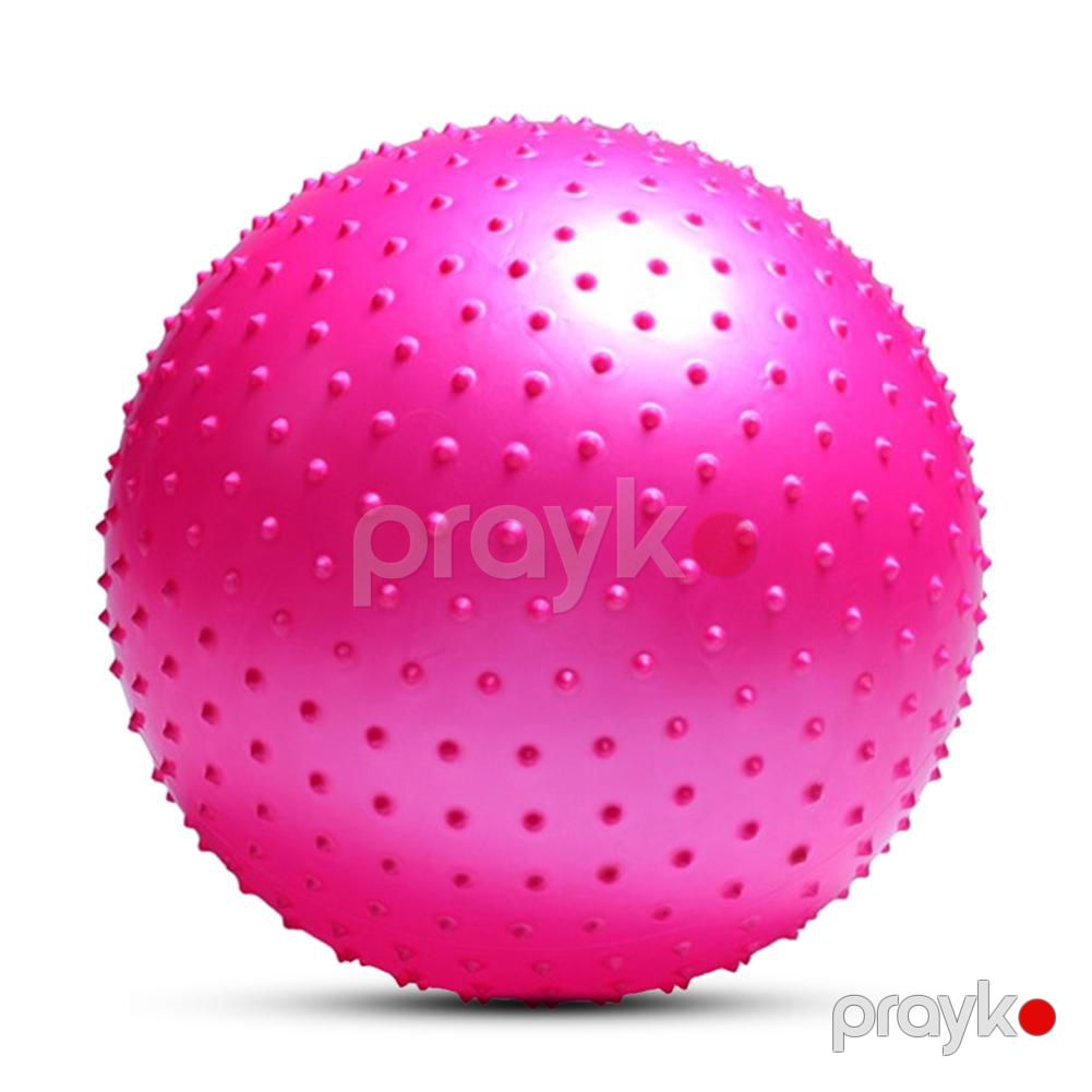 Masaj Funksiyalı Tikanlı Yoga Pilates Aerobik Gimnastika Topu 75 sm 150Kq Daşıma Qabilliyətinə Malik Yoga Plates Topu — Fitness və yoqa, Bakı (3)