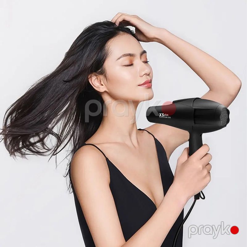 X6 Resuxi Professional 2500W Yüksək Temperaturlu Saç Qurutma Feni Salon Istifadəsi Üçün Uyğun Mənfi İonlu Elektrikli Hava Feni — Fən, Bakı (5)
