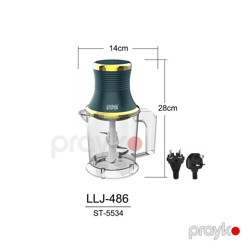 Wınnıng Star ST-5534 Elektrikli Tərəvəz Doğrayıcı 1.8L — Blenderlər, xırdalayanlar və mikserlər, Bakı (4)