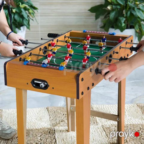 Mini Langırt Masası Stolüstü Fosball Stollu Langırt Stolu Taxta Stol Asan Yığılan Portativ Masaüstü Fosbol Stollu — Bakı