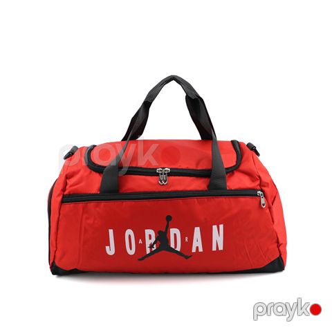 Jordan Sport Səyahət Çantası Unisex İdman Çantası Kiçik Ölçülü Çox Cibli Jordan Sport Çanta Qırmızı Rengli — Bakı
