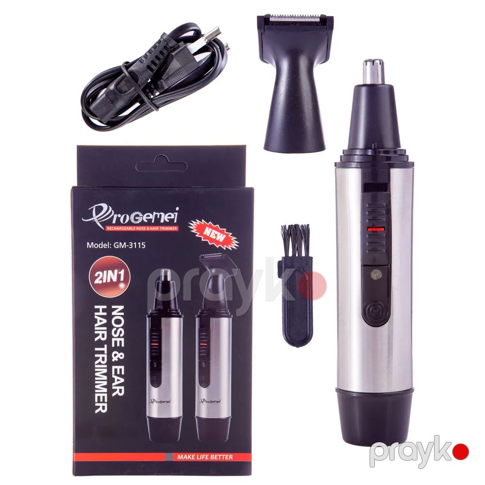 Gemei GM-3115 Üz Burun Qulaq Təmizləmək Üçün Trimmer Təraş Maşını — Usturalar, trimmerler və epilyatorlar, Bakı (6)
