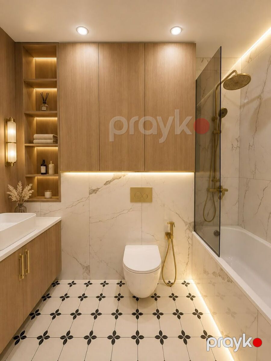İcarəyə verilir 3 otaqlı yeni tikili 90 m² — Mənzil, Bakı (8)