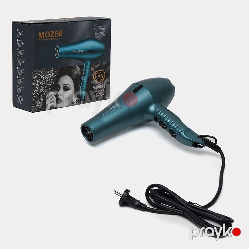 Yüksək Güclü Mozer Hava Feni MZ-8833 7000W Güclü Hava Axını Texnologiyasına Malik Peşəkar Hava Feni — Fən, Bakı (5)