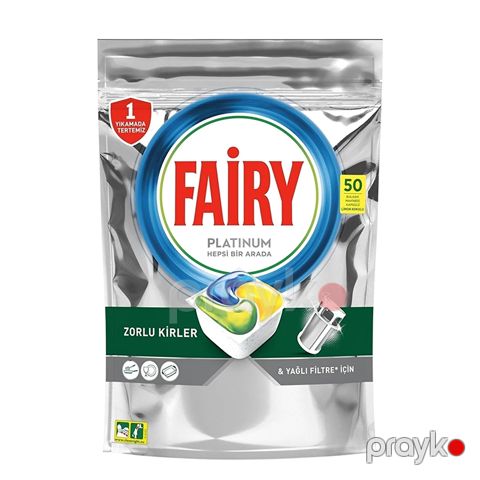 50 Ədəd Fairy Platinum Qabyuyan 50li Yuyucu Tablet Limon Qoxulu Yuyucu Tablet — Bakı
