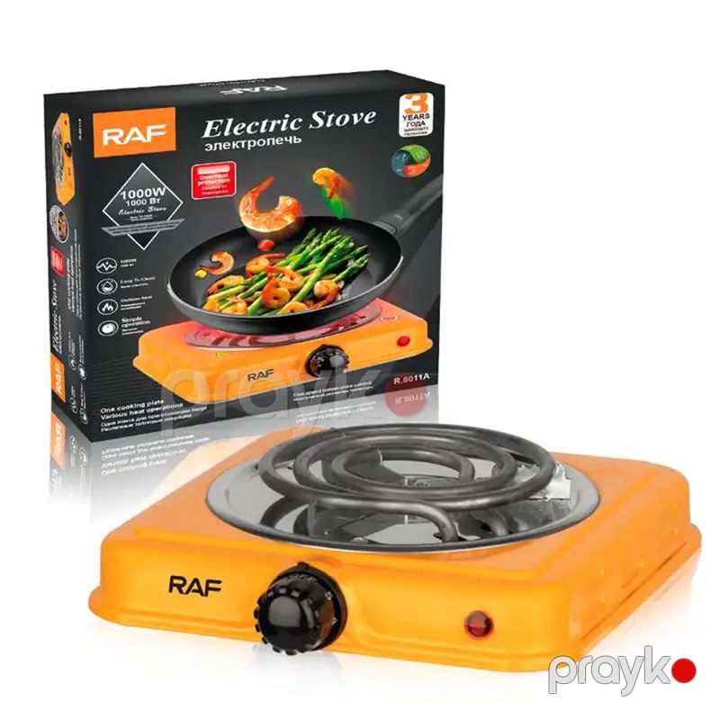 RAF Stolüstü Elektrikli Qızdırıcı Pilitə 1000W Gücə Malik Yüksək İstiliyə Davamlı Qızdırıcı — Plitələr, Bakı (2)