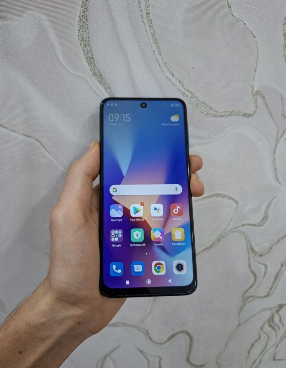 Xiaomi Redmi Note 9S Glacier White 128GB/6GB — Smartfonlar, Bakı