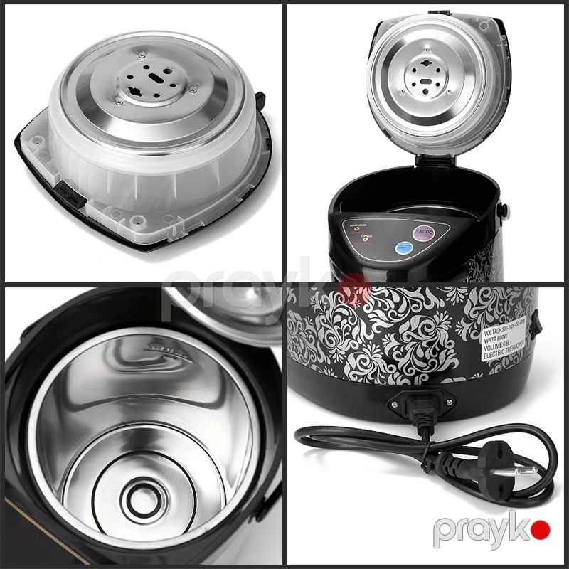 RAF R.7906 Böyük Tutumlu Termostatik Çaydan 6.8L Tutumunda Təhlükəsizlik Kilidli Qəhvə Çay Dəmləyicisi 800W Termopot — Samovarlar, Bakı (4)