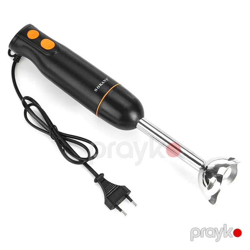 2 Sürət Ayarlı Sokany Elektrikli Əl Blenderi Dəsti 300W Gücündə DC motor Paslanmaz Polad Əl Blenderi 600Ml — Blenderlər, xırdalayanlar və mikserlər, Bakı (2)