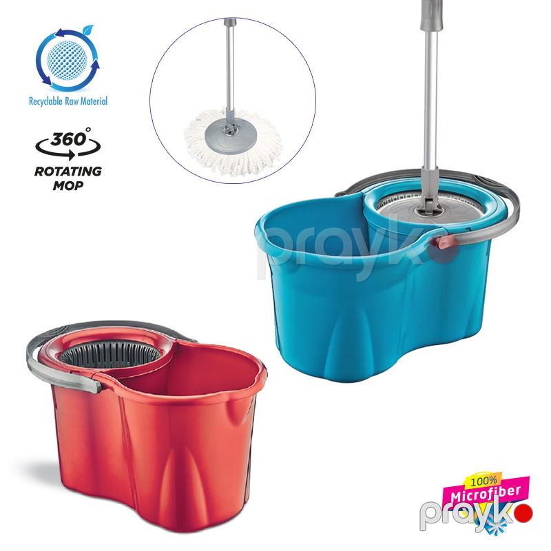 Planet Spin Mop Classic 19 lt UP 613 Tənzimlənə Bilən Mop Dəsti Temizlik Seti Mikrofiber 360 dərəcə Döşəmə Təmizləyici — Mallar, Bakı (4)