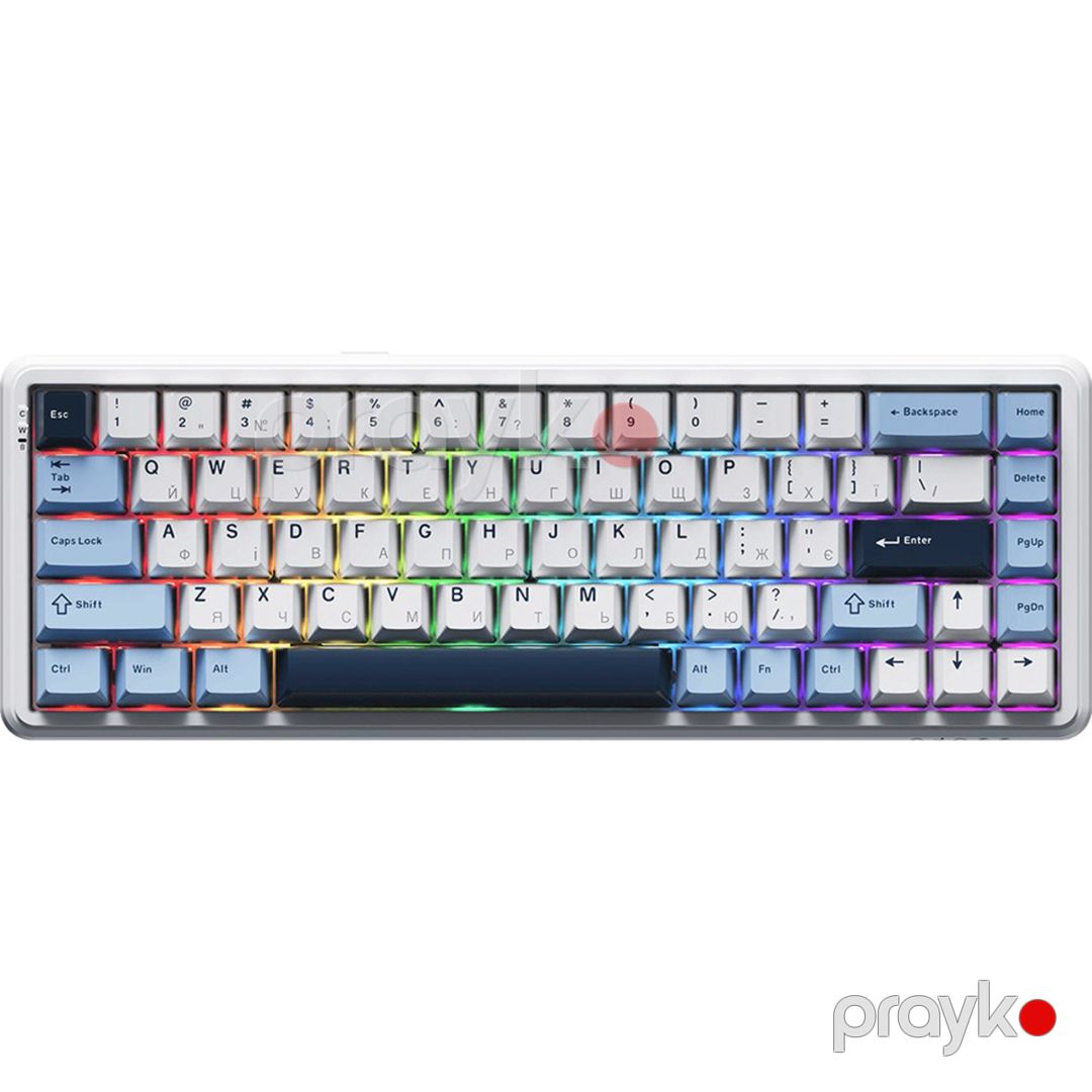 Ajazz AK680 MAX Blue White Dark Blue — Periferik cihazlar, Bakı (2)