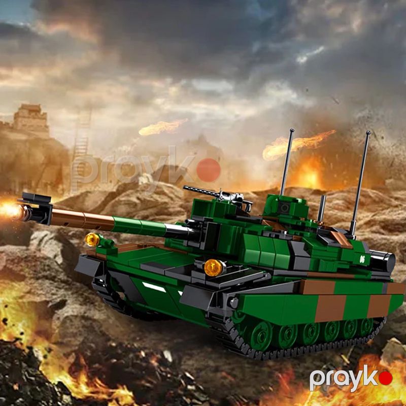 Leclerc Əsas Döyüş Tankı SY0102 Konstruktor Hərbi Tank Blok Kərpicləri 889 ədəd — Oyuncaqlar, Bakı (7)