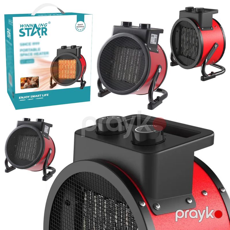 Keramika Otaq Qızdırıcısı Qızdırıcı Ventilyator Winning Star ST-4085 Enerjisinə Qənaət Edən Kumtel 2400v — Isıtıcılar və isı ventilatorları, Bakı (5)