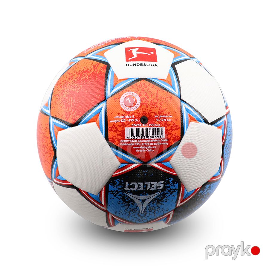 Futbol Topu Derbystar Bundesliga Brilliant Replica 2021/22 Bundesliga Rəsmi Topu №5 Mavi — İdman, hobi, istirahət, Bakı (4)