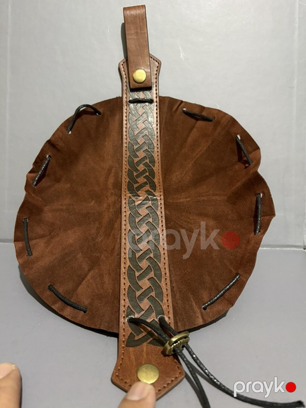 Süni dəri və məxməri parçadan Skandnav bel çantası. Kəmərə taxılır — Alətsəndüklər və çantalar, Masazır (8)