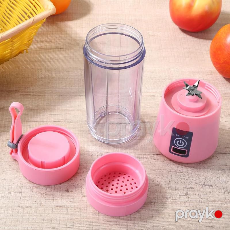 Portativ Mini Kokteyl Blender Elektrikli Meyvə Şirəsi Qabı Şarj Oluna Bilən — Blenderlər, xırdalayanlar və mikserlər, Bakı (3)