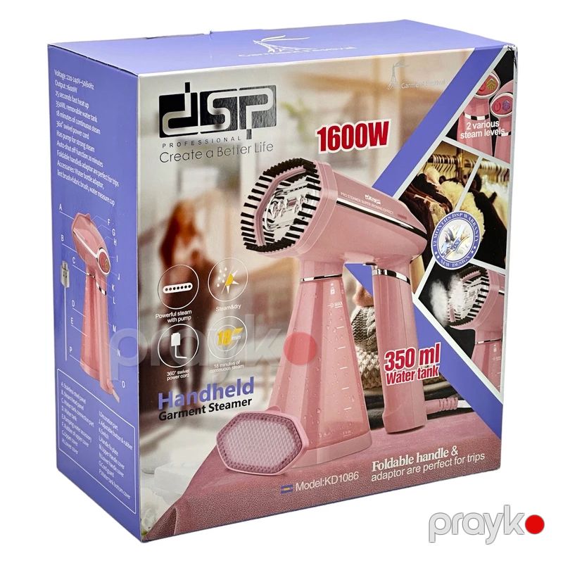 Dsp Kd-1086 Classical Edition Əl Geyim Buxar Ütüsü kd-1086, 160 Vt, 350 ml Buxarlı Ütü — Ev texnikası, Bakı (6)