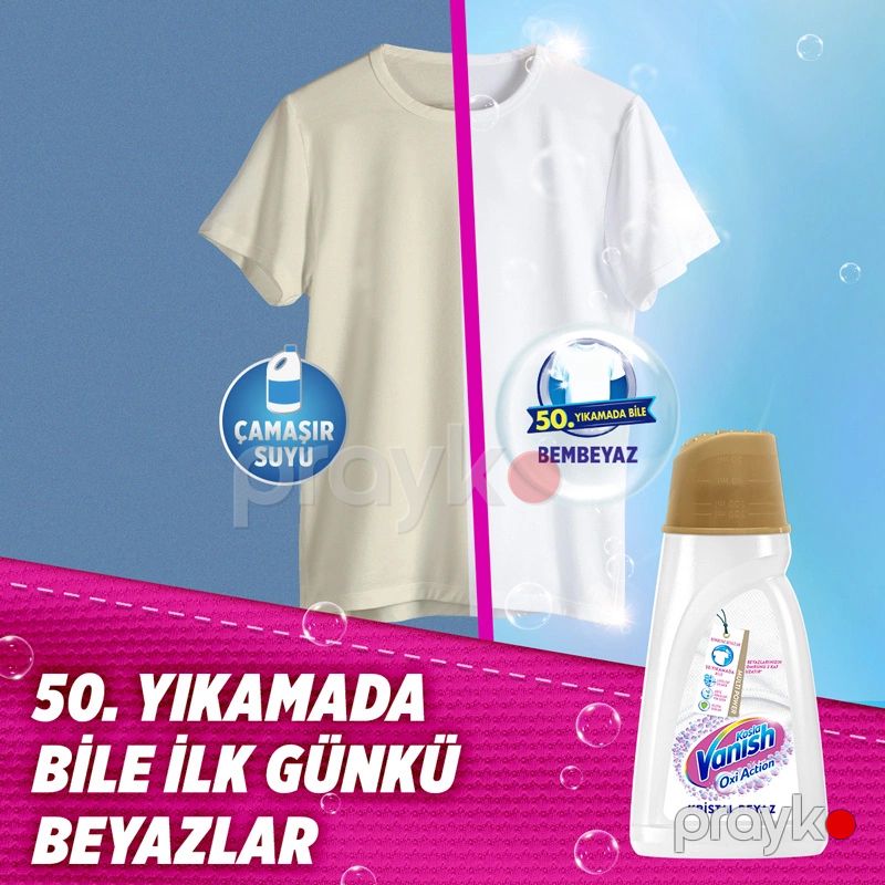 Vanish Kosla White Ləkə Təmizləyici Qızıl Maye 1000 ml Ağlar Üçün Ləkə Təmizləyici — Mallar, Bakı (4)