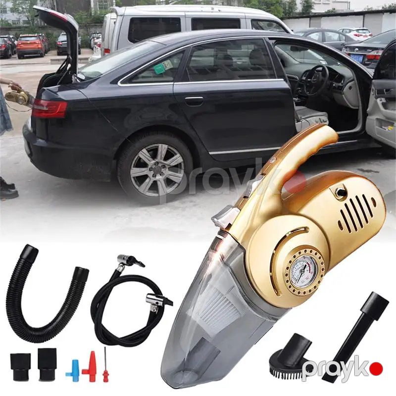 4-ü 1-də Gold Avtomobil Tozsoranı Simsiz Təkər Təzyiq Ölçüsü Professional Avtomobil Əl Tozsoranı Çox Məqsədli Hava Kompressoru — Ehtiyat hissələri və aksesuarlar, Bakı (5)