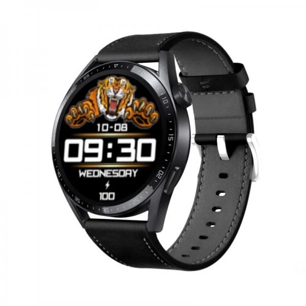 Dəri qolbaqlı HW3 PRO Smart saatı — Bakı
