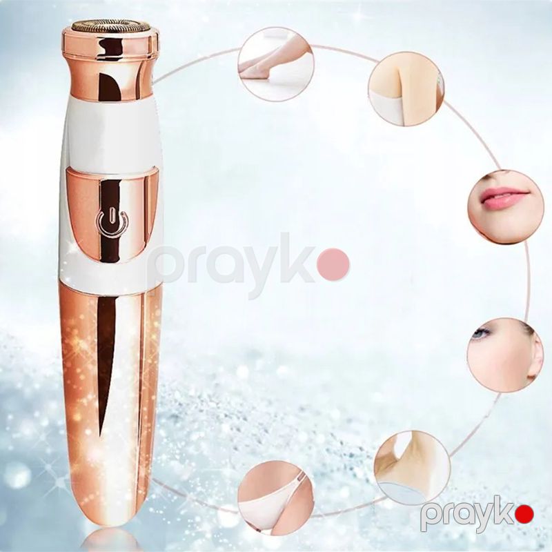 Üz Üçün Kiçik Ölçülü Gold Epilyator LED İşıqlı Elektrikli Facial Epilator Xanımlar Üçün Protativ Üz Tük Təmizləyicisi — Usturalar, trimmerler və epilyatorlar, Bakı (3)