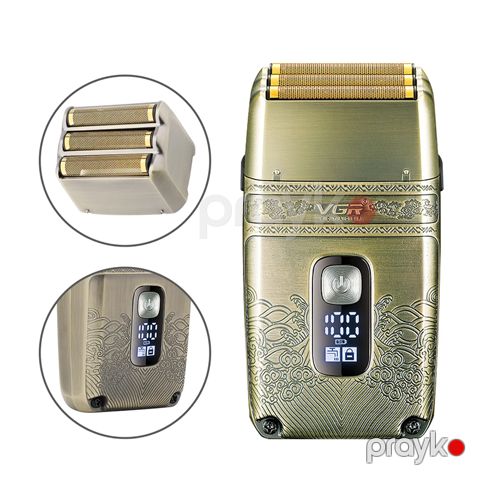 VGR V-335 Təraş Maşını Kişilər Üçün Yuyula Bilən Təkrar Doldurulan Peşəkar Təraş Maşını Trimmer — Bakı