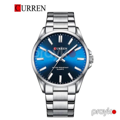 Kişi qol saatı Curren, NC 9090G, Kvars, Əqrəbli, İndekslər, Qolbaq — Bakı