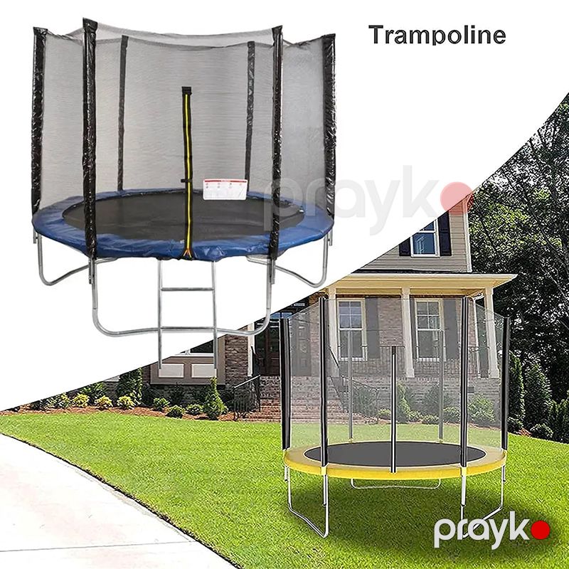 Batut BT02 Hündürlük 3.05 m Açıq Hava Üçün Batut Ağırlığa Davamlı Trampolin Dəyirmi Batut — Fitness və simulyatorlar, Bakı (3)