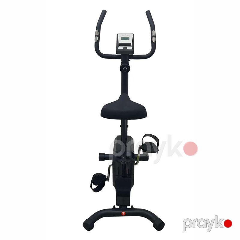 YK-10S15B Fitness Maqnetik İdman Velosipedi LED Ekranlı Qara 100kq Powerland Şaquli İdman Velosipedi — Fitness və simulyatorlar, Bakı (6)