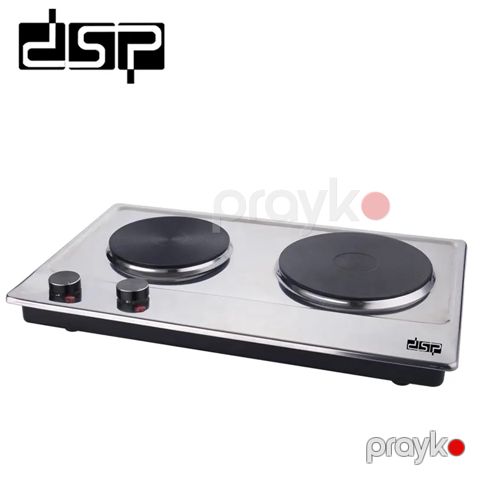DSP Yüksək Keyfiyyətli 2 Ocaqlı 1000-1500w Elektrik Sobası Mətbəx İstifadəsi Üçün 2 Disk Plitəli Yemək Bişirmə Qida Qızdırıcı Kumtel — Bakı