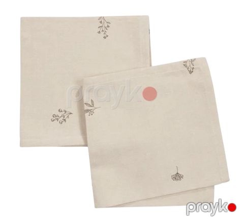 Parça salfet Jysk Engfiol, bej, 40x40 sm, 2 əd — Bakı