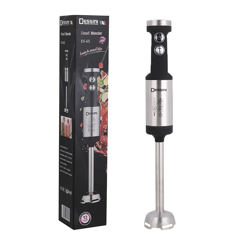 Dessını DS-65 Çoxfunksiyalı Paslanmayan Polad Yüksək Güclü Əl Blenderi 900W — Blenderlər, xırdalayanlar və mikserlər, Bakı (6)