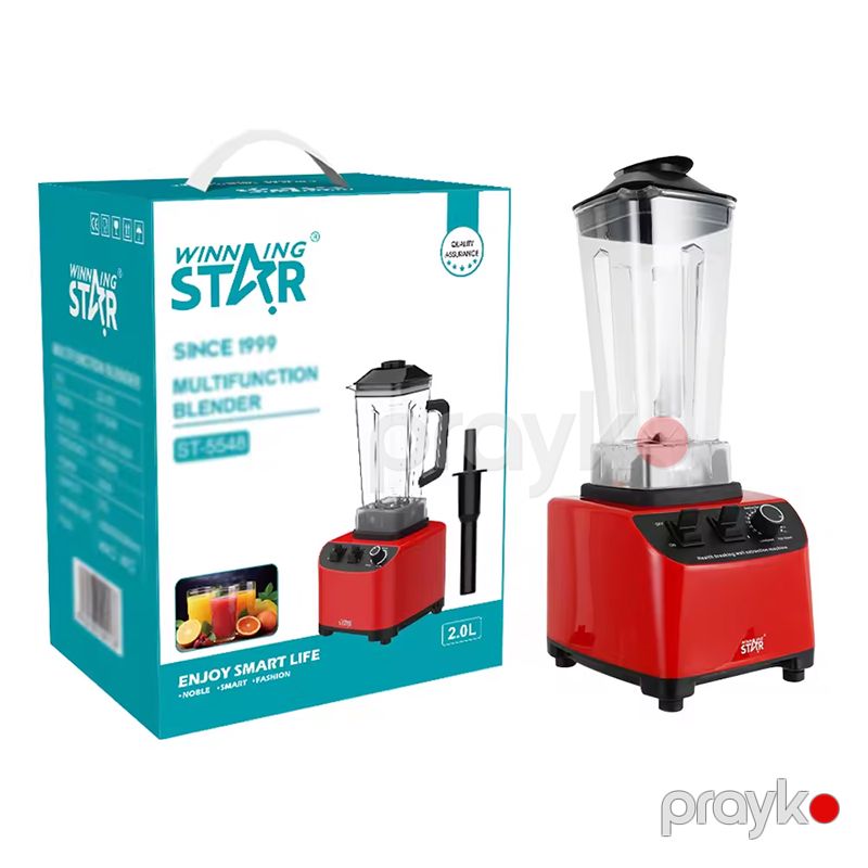 Winning Star ST-5548 Çoxfunksiyalı Blender Yüksək Keyfiyyətli Üyüdücü Başlıqlı Blender 800W Gücündə — Blenderlər, xırdalayanlar və mikserlər, Bakı (7)