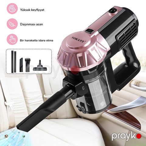 Elektrikli Əl Tozsoranı 600W Yüksək Gücə Məxsus Avtomobil Üçün Əl Tozsoranı 10pcs/set Tozsoran Maşın — Bakı