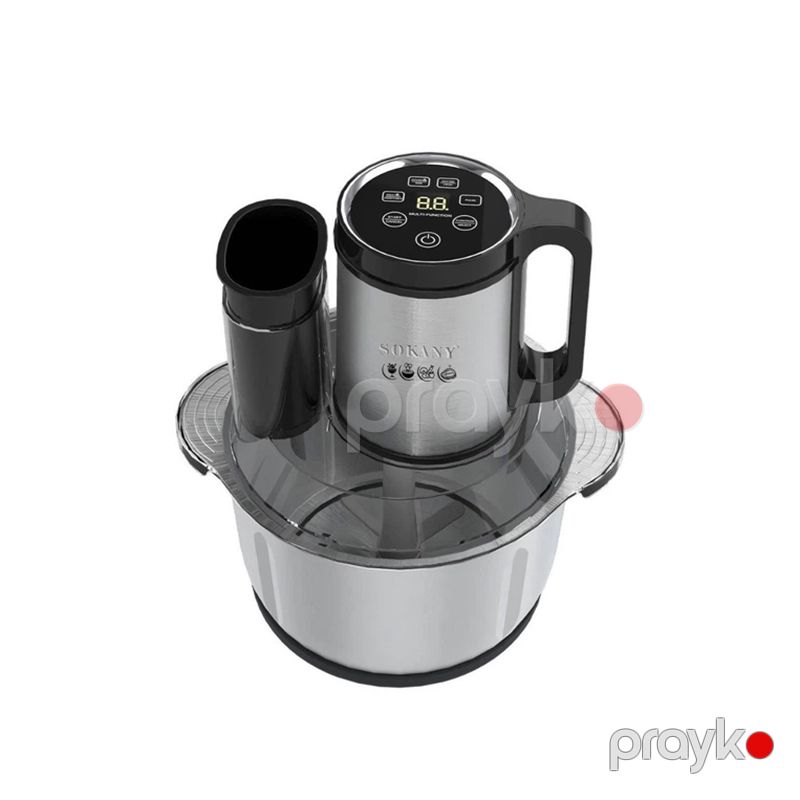 Sensor Ekrana Sahib Elektrik Doğrayıcı blender 6-da 1 Sokany SK-06036 5.5L paslanmaz Polad Doğrayıcı — Blenderlər, xırdalayanlar və mikserlər, Bakı (2)
