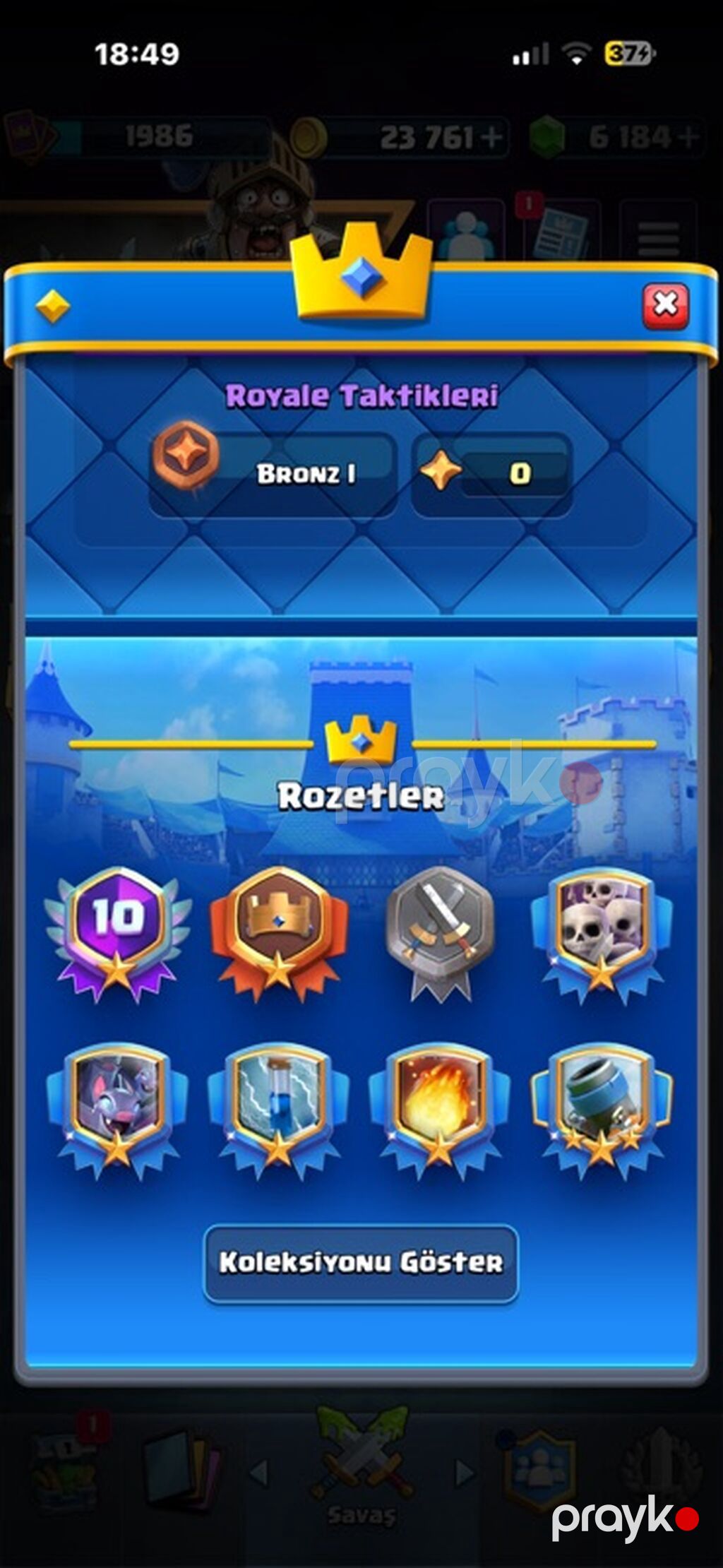 Clash Royale hesabı – RoyaleAPI statistikaları ilə - Qüllə Skini — Digər, Bakı (7)